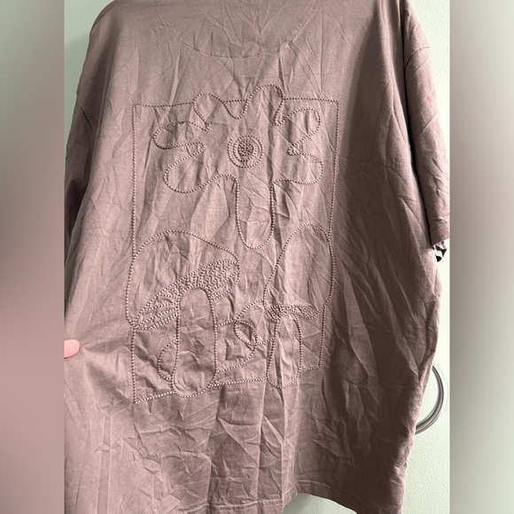 Denim & Flower Other - D&F Ricky Singh nature embroidered t shirt mushroom flower print relaxed fit